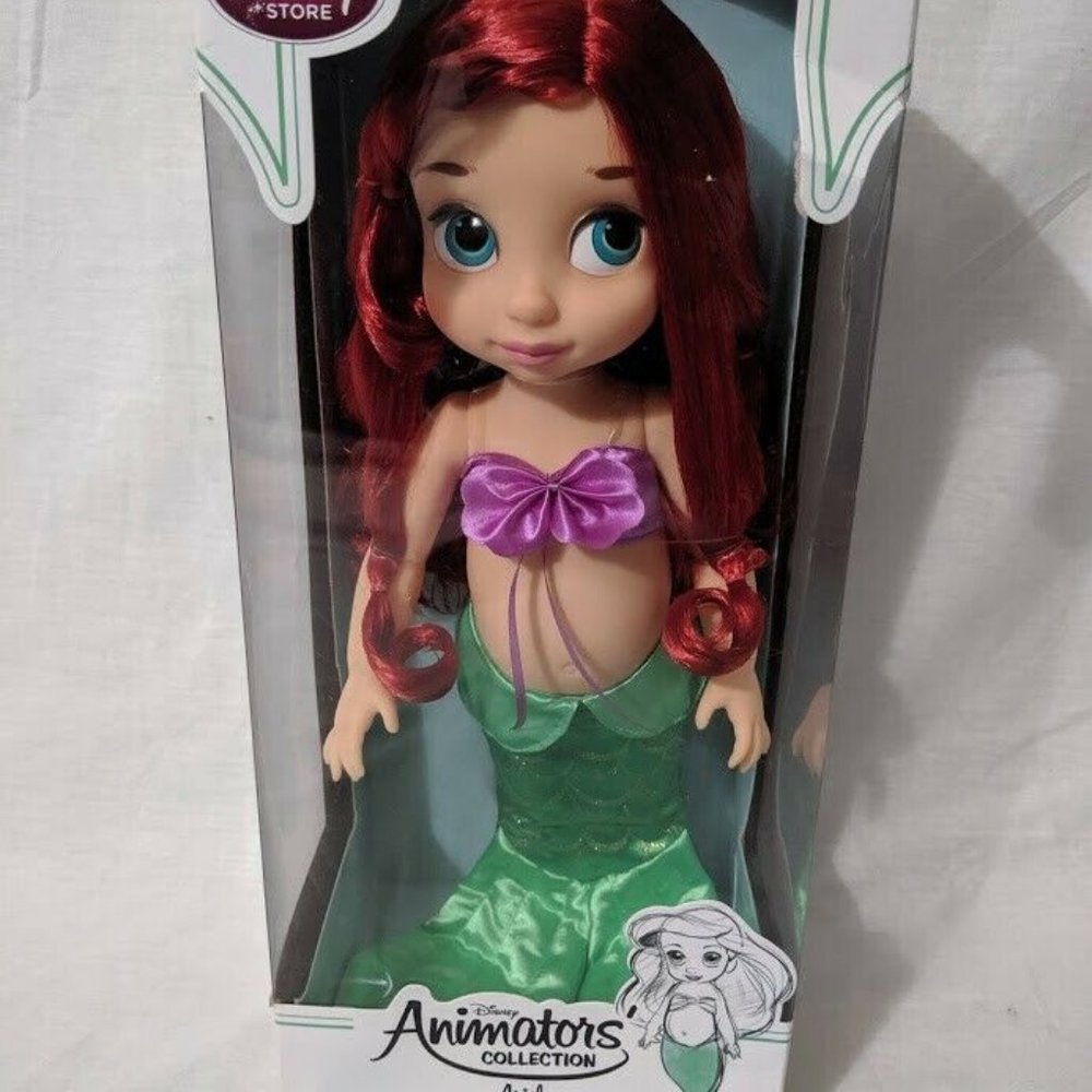 Disney Animators' Collection Ariel Doll Flounder